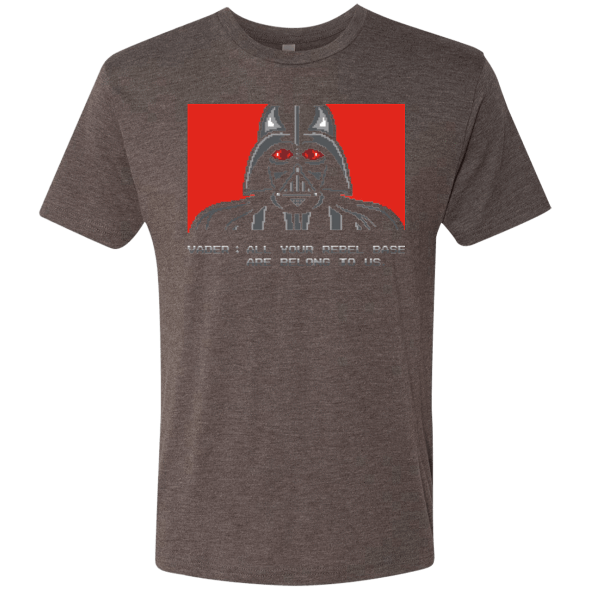 T-Shirts Macchiato / Small All your rebel base are belongs to us Men's Triblend T-Shirt