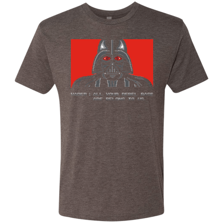 T-Shirts Macchiato / Small All your rebel base are belongs to us Men's Triblend T-Shirt