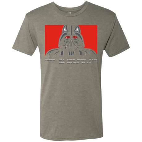 T-Shirts Venetian Grey / Small All your rebel base are belongs to us Men's Triblend T-Shirt