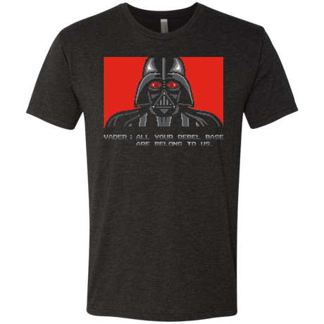 T-Shirts Vintage Black / Small All your rebel base are belongs to us Men's Triblend T-Shirt