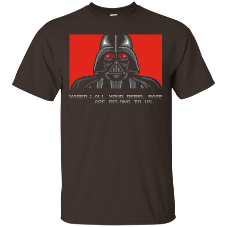 T-Shirts Dark Chocolate / Small All your rebel base are belongs to us T-Shirt