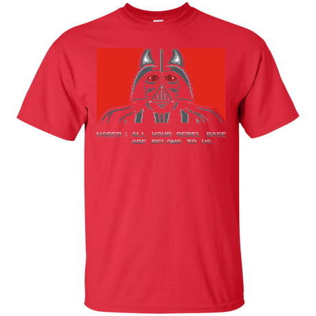 T-Shirts Red / Small All your rebel base are belongs to us T-Shirt