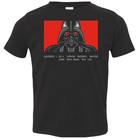 T-Shirts Black / 2T All your rebel base are belongs to us Toddler Premium T-Shirt