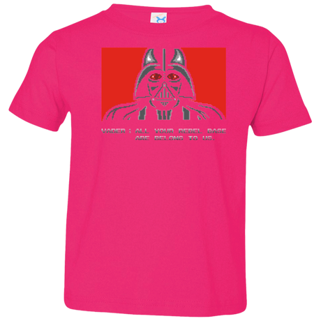 T-Shirts Hot Pink / 2T All your rebel base are belongs to us Toddler Premium T-Shirt