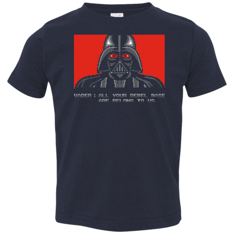 T-Shirts Navy / 2T All your rebel base are belongs to us Toddler Premium T-Shirt