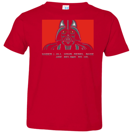 T-Shirts Red / 2T All your rebel base are belongs to us Toddler Premium T-Shirt