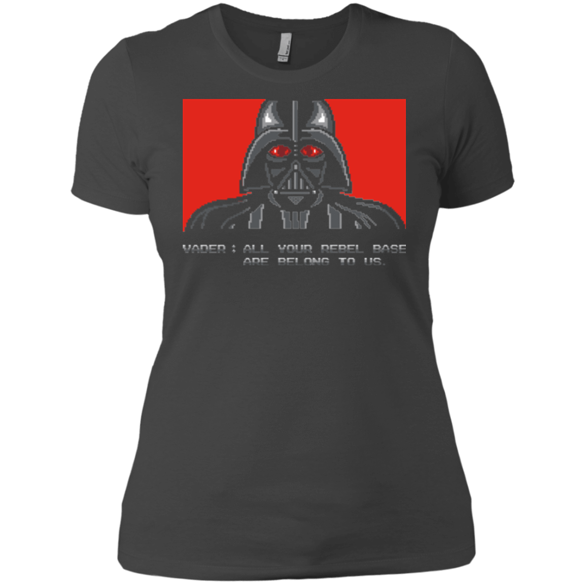 T-Shirts Heavy Metal / X-Small All your rebel base are belongs to us Women's Premium T-Shirt