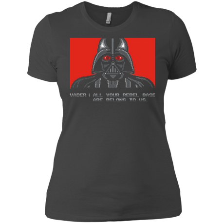 T-Shirts Heavy Metal / X-Small All your rebel base are belongs to us Women's Premium T-Shirt