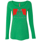 T-Shirts Envy / Small All your rebel base are belongs to us Women's Triblend Long Sleeve Shirt