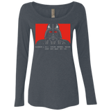 T-Shirts Vintage Navy / Small All your rebel base are belongs to us Women's Triblend Long Sleeve Shirt
