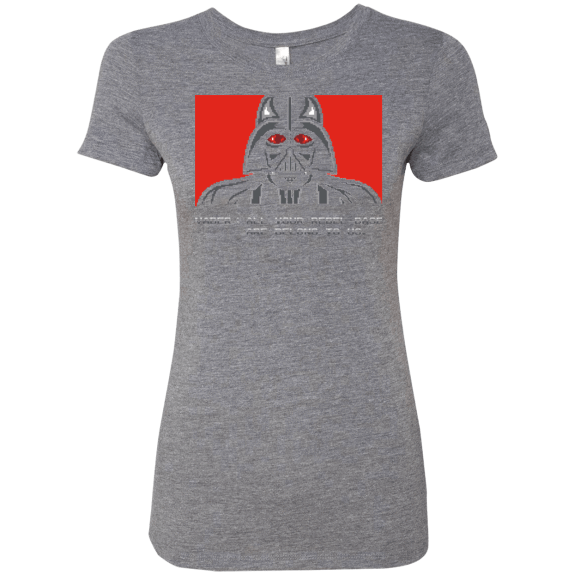 T-Shirts Premium Heather / Small All your rebel base are belongs to us Women's Triblend T-Shirt