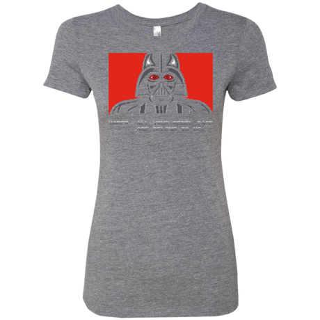 T-Shirts Premium Heather / Small All your rebel base are belongs to us Women's Triblend T-Shirt