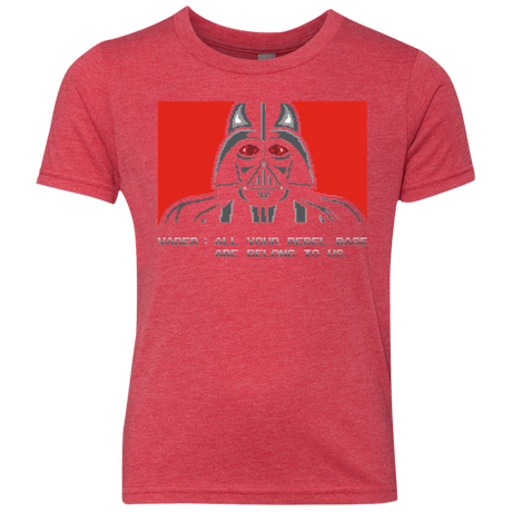 T-Shirts Vintage Red / YXS All your rebel base are belongs to us Youth Triblend T-Shirt
