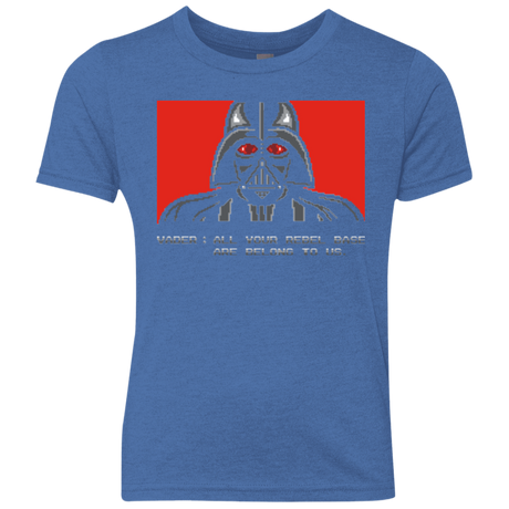 T-Shirts Vintage Royal / YXS All your rebel base are belongs to us Youth Triblend T-Shirt