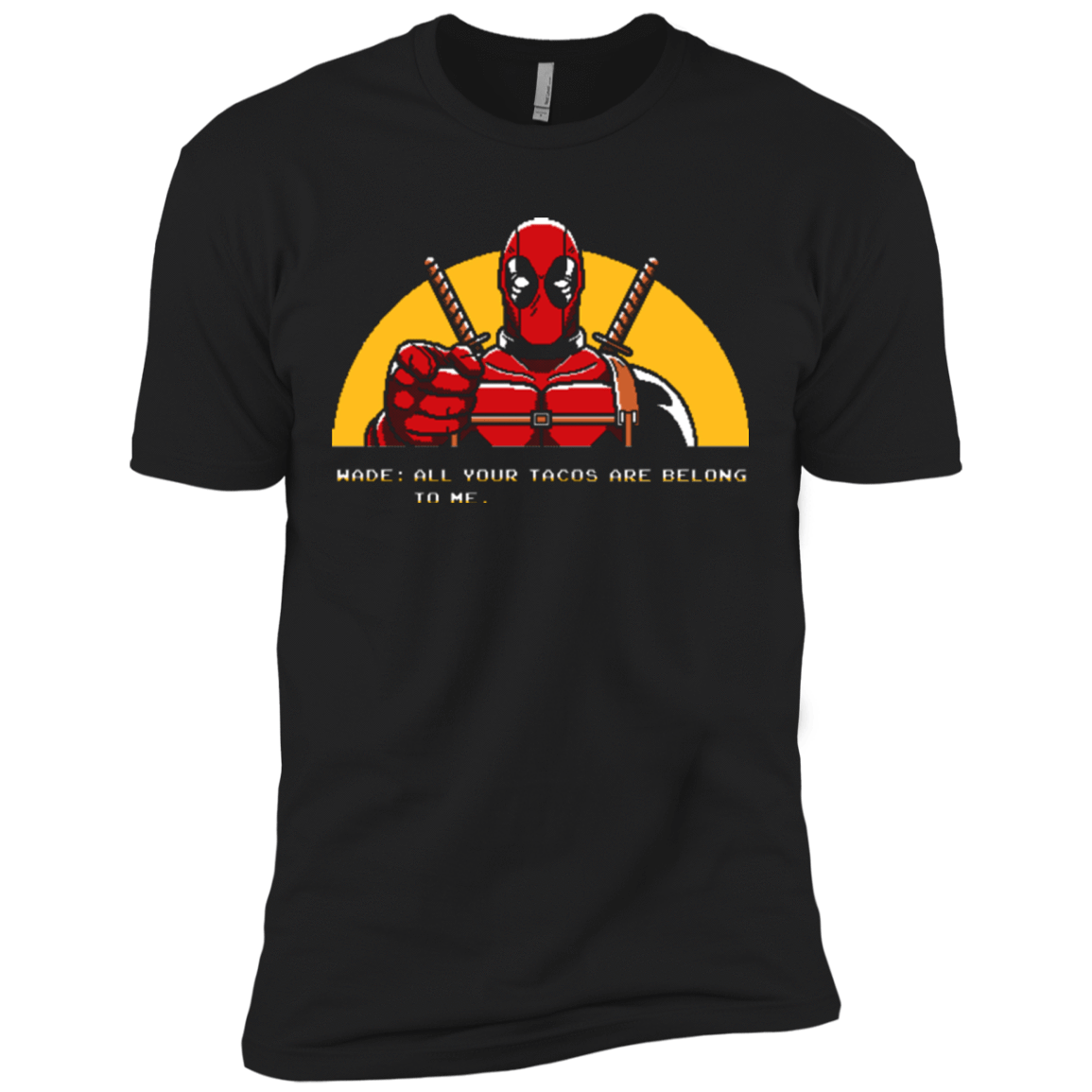 T-Shirts Black / X-Small All Your Tacos Are Belong To Me Men's Premium T-Shirt