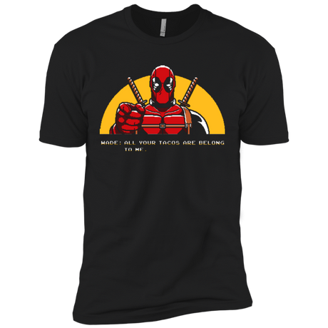 T-Shirts Black / X-Small All Your Tacos Are Belong To Me Men's Premium T-Shirt