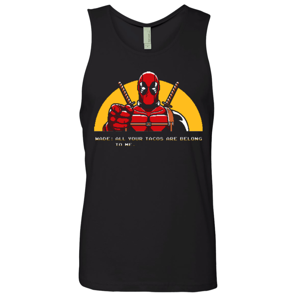 T-Shirts Black / Small All Your Tacos Are Belong To Me Men's Premium Tank Top