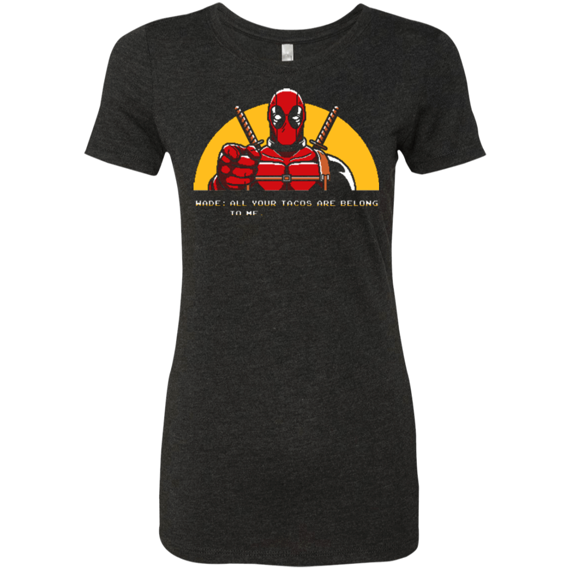 T-Shirts Vintage Black / Small All Your Tacos Are Belong To Me Women's Triblend T-Shirt