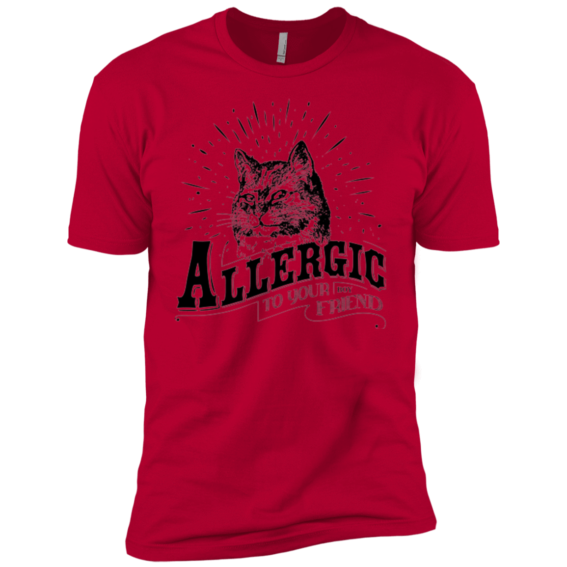 T-Shirts Red / YXS Allergic to your Boyfriend Boys Premium T-Shirt