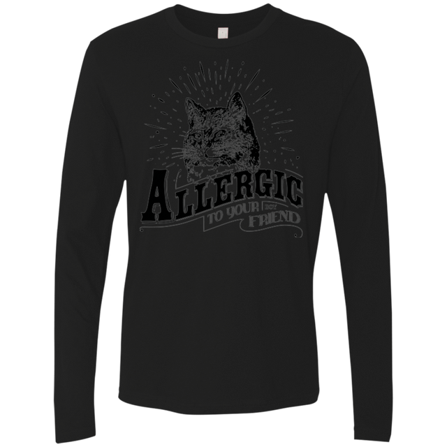 T-Shirts Black / Small Allergic to your Boyfriend Men's Premium Long Sleeve