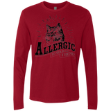 T-Shirts Cardinal / Small Allergic to your Boyfriend Men's Premium Long Sleeve