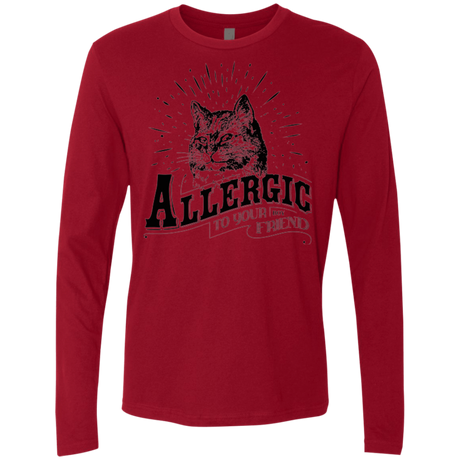 T-Shirts Cardinal / Small Allergic to your Boyfriend Men's Premium Long Sleeve