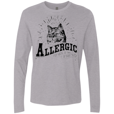 T-Shirts Heather Grey / Small Allergic to your Boyfriend Men's Premium Long Sleeve