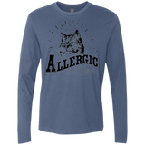 T-Shirts Indigo / Small Allergic to your Boyfriend Men's Premium Long Sleeve