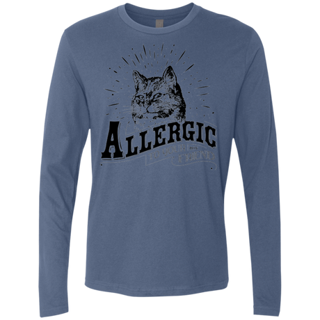 T-Shirts Indigo / Small Allergic to your Boyfriend Men's Premium Long Sleeve