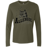 T-Shirts Military Green / Small Allergic to your Boyfriend Men's Premium Long Sleeve