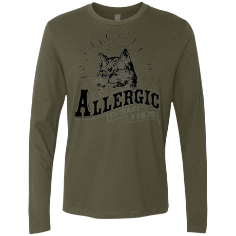 T-Shirts Military Green / Small Allergic to your Boyfriend Men's Premium Long Sleeve