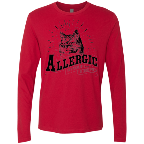 T-Shirts Red / Small Allergic to your Boyfriend Men's Premium Long Sleeve