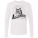 T-Shirts White / Small Allergic to your Boyfriend Men's Premium Long Sleeve