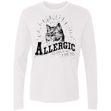 T-Shirts White / Small Allergic to your Boyfriend Men's Premium Long Sleeve