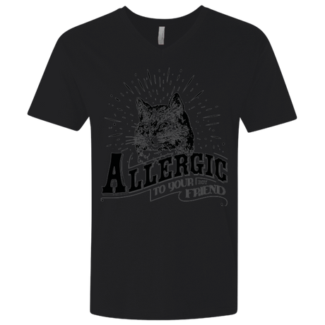 T-Shirts Black / X-Small Allergic to your Boyfriend Men's Premium V-Neck