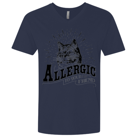 T-Shirts Midnight Navy / X-Small Allergic to your Boyfriend Men's Premium V-Neck