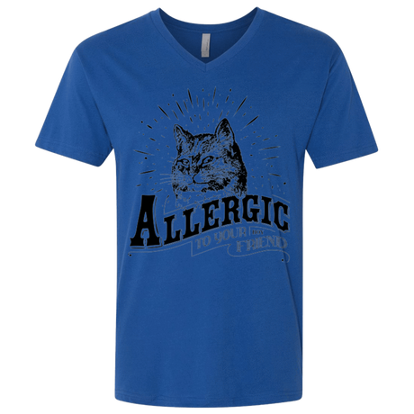 T-Shirts Royal / X-Small Allergic to your Boyfriend Men's Premium V-Neck