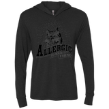 T-Shirts Vintage Black / X-Small Allergic to your Boyfriend Triblend Long Sleeve Hoodie Tee