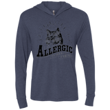 T-Shirts Vintage Navy / X-Small Allergic to your Boyfriend Triblend Long Sleeve Hoodie Tee