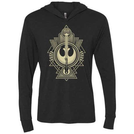 T-Shirts Vintage Black / X-Small Alliance Association Triblend Long Sleeve Hoodie Tee