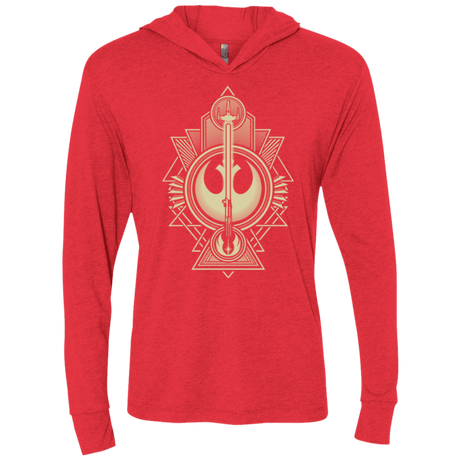 T-Shirts Vintage Red / X-Small Alliance Association Triblend Long Sleeve Hoodie Tee