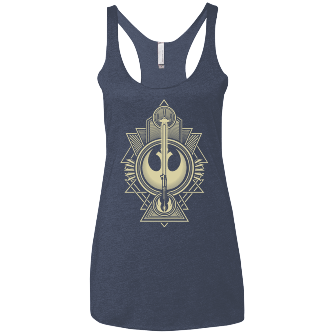 T-Shirts Vintage Navy / X-Small Alliance Association Women's Triblend Racerback Tank