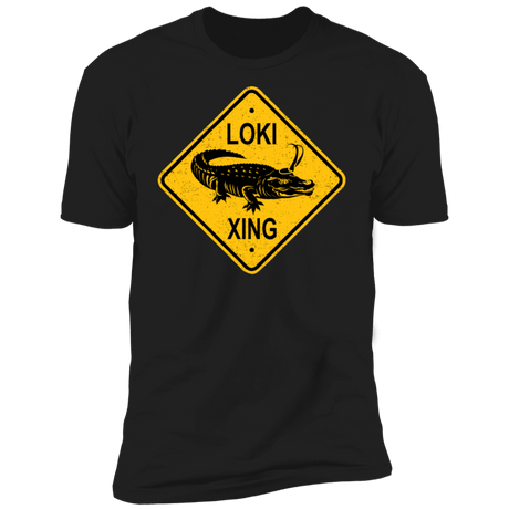 T-Shirts Black / S Alligator Xing Men's Premium T-Shirt