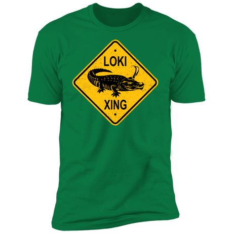T-Shirts Kelly Green / S Alligator Xing Men's Premium T-Shirt