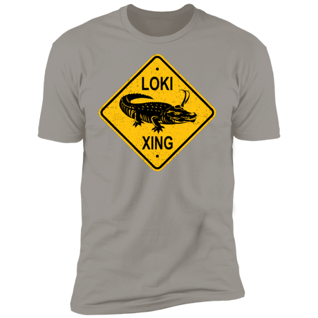 T-Shirts Light Grey / S Alligator Xing Men's Premium T-Shirt
