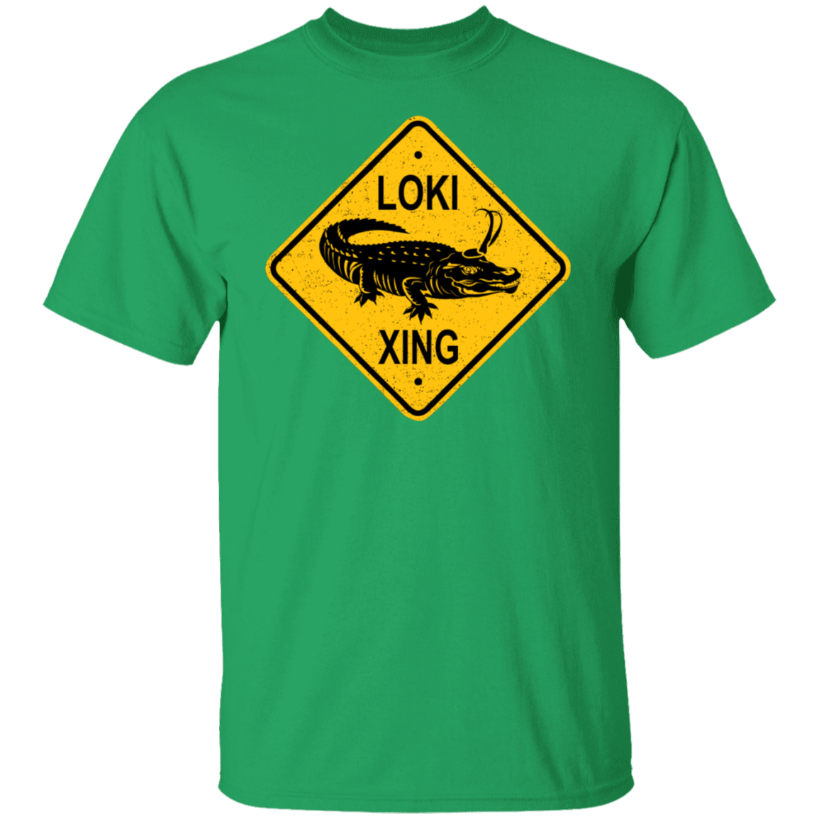 T-Shirts Irish Green / S Alligator Xing T-Shirt