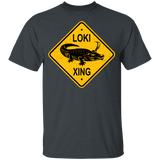 T-Shirts Dark Heather / YXS Alligator Xing Youth T-Shirt