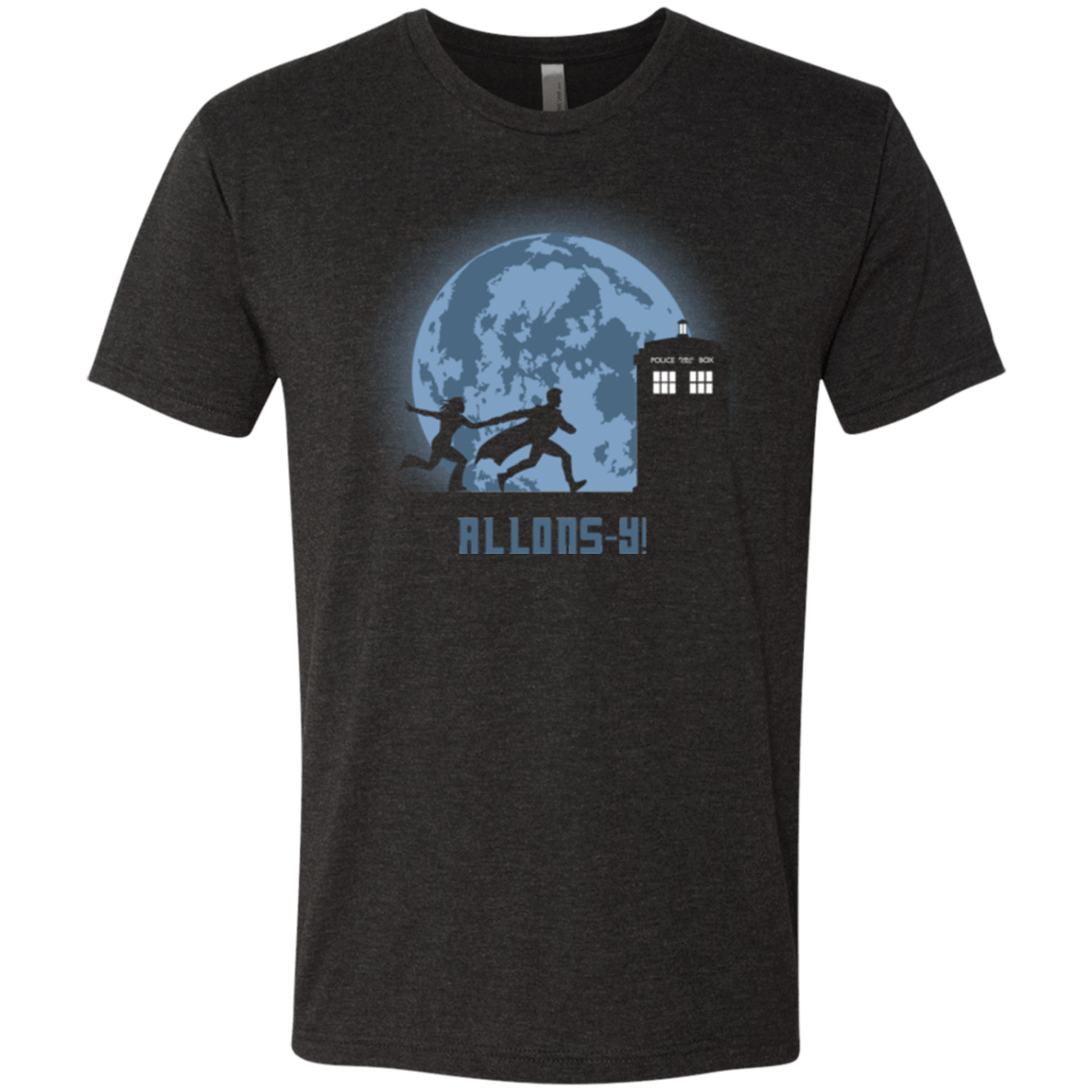 T-Shirts Vintage Black / Small Allons y! Men's Triblend T-Shirt