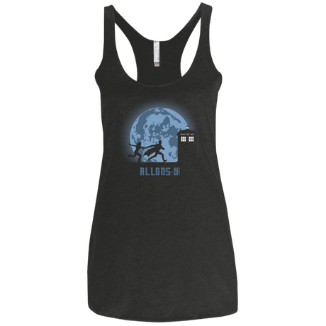 T-Shirts Vintage Black / X-Small Allons y! Women's Triblend Racerback Tank