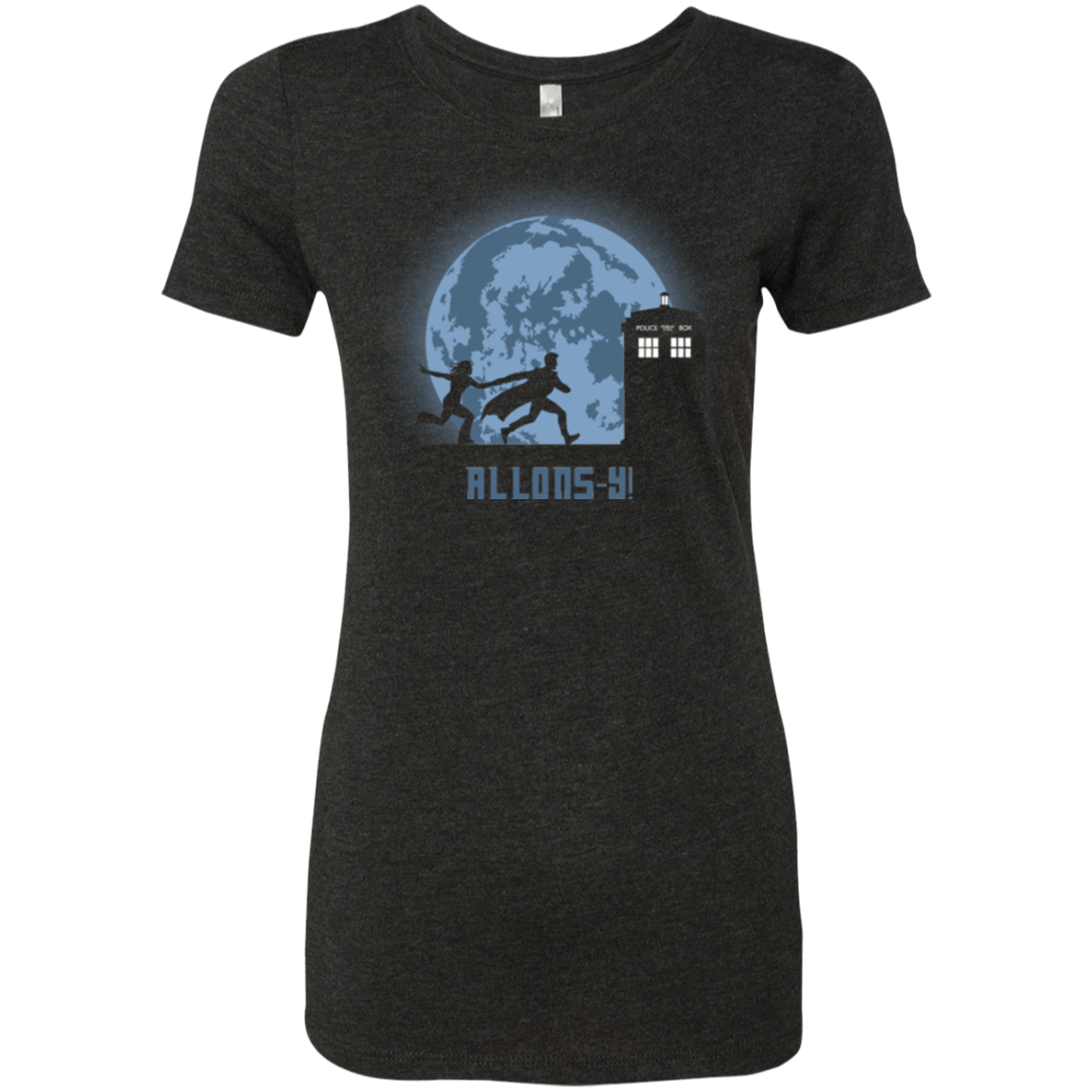 T-Shirts Vintage Black / Small Allons y! Women's Triblend T-Shirt